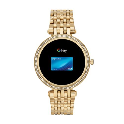 Michael Kors Darci Gen 5E Smartwatch 43mm - Gold-Tone Stainless Steel GLOBAL SHIPPING