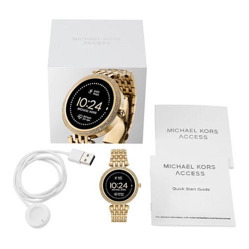 Michael Kors Darci Gen 5E Smartwatch 43mm - Gold-Tone Stainless Steel SHOP ONLINE