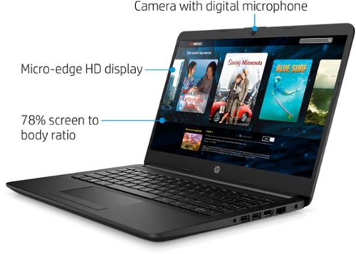 HP 14 Laptop - AMD Athlon - 4GB Memory - 128GB SSD - Jet Black HOW TO BUY