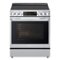 LG - 6.3 Cu. Ft. Smart Slide-In Electric True Convection Range with EasyClean and Air Fry - Stainless Steel-Front_Standard