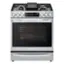 Front. LG - 6.3 Cu. Ft. Smart Slide-In Gas True Convection Range with EasyClean and Air Sous-Vide - Stainless Steel.