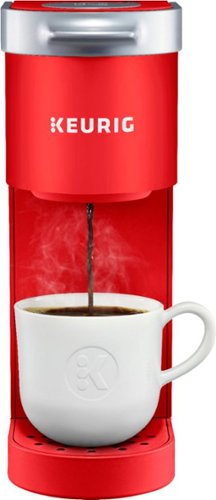 Keurig - K-Mini Single Serve K-Cup Pod Coffee Maker - Poppy Red