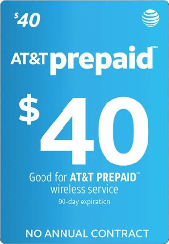 AT&T Prepaid - $40 Refill Code (Digital Delivery) [Digital]