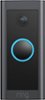 Ring - Wi-Fi Video Doorbell - Wired - Black-Front_Standard 