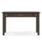 Simpli Home - Avalon Solid Wood Contemporary 47 inch Wide Writing Office Desk - Farmhouse Brown-Front_Standard