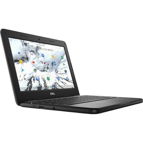 Dell - Chromebook 11 3000 11.6" Touch-Screen Chromebook - Intel Celeron - 4 GB Memory - 32 GB eMMC - Black