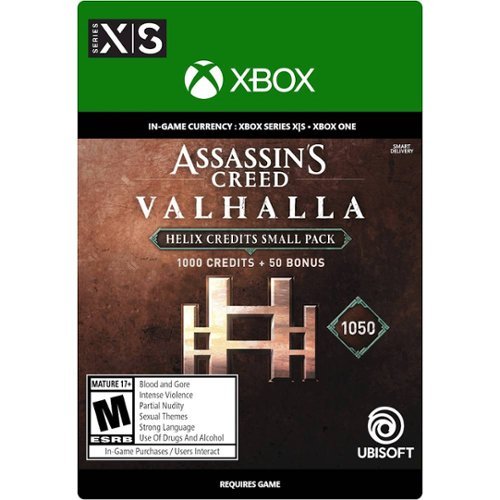 Assassin's Creed Valhalla Helix Credits Small Pack 1,050 Credits - Xbox One, Xbox Series S, Xbox Series X [Digital]
