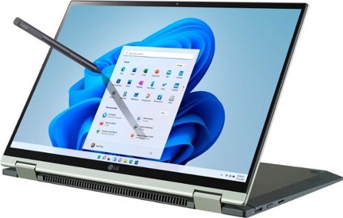 LG - gram 2-in-1 14” WUXGA Laptop – Intel  Evo Platform Core i7 – 16GB RAM – 1TB NVMe Solid State Drive - Green