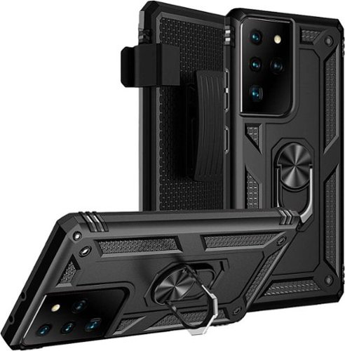 SaharaCase Military Kickstand Series Case for Samsung Galaxy S21 Ultra 5G - Black WHERE TO BUY