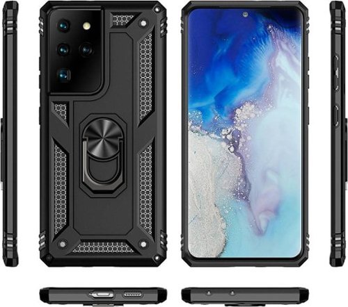 SaharaCase Military Kickstand Series Case for Samsung Galaxy S21 Ultra 5G - Black SHOP ONLINE