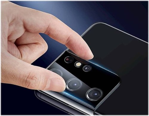 SaharaCase FlexiGlass Camera Lens Protector for Samsung Galaxy S21 Ultra 5G (2-Pack) - Black GLOBAL SHIPPING