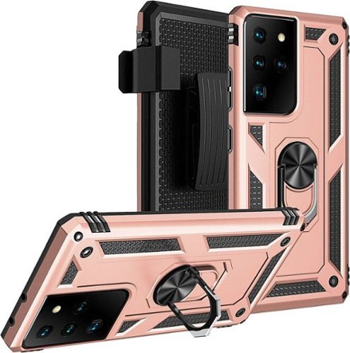 SaharaCase Military Kickstand Series Case for Samsung Galaxy S21 Ultra 5G - Rose Gold WHERE TO BUY