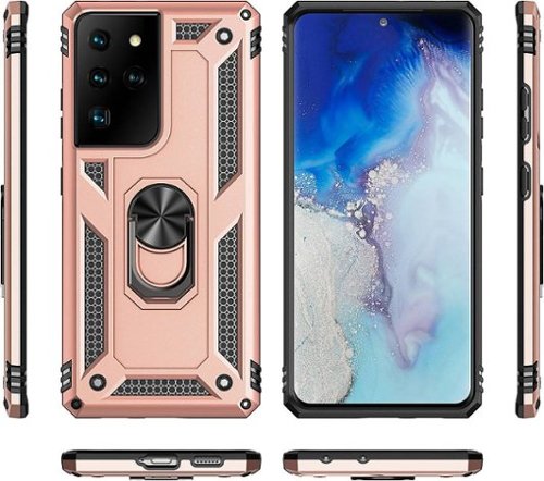 SaharaCase Military Kickstand Series Case for Samsung Galaxy S21 Ultra 5G - Rose Gold SHOP ONLINE