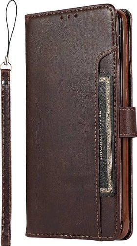 SaharaCase - Folio Wallet Case for Samsung Galaxy S21+ 5G - Brown-Left_Standard 