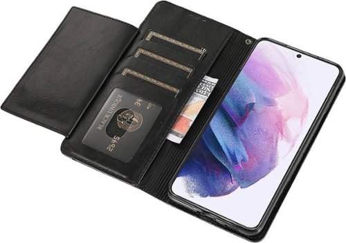 SaharaCase Folio Wallet Case for Samsung Galaxy S21+ 5G - Black WHERE TO BUY