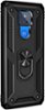 SaharaCase - Military Kickstand Series Carrying Case for Motorola Moto G Play (9th Gen) 2021 - Black-Angle_Standard