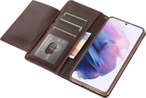 SaharaCase Folio Wallet Case for Samsung Galaxy S21 Ultra 5G - Brown SHOP ONLINE