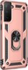 SaharaCase - Military Kickstand Series Case for Samsung Galaxy S21 5G - Rose Gold-Angle_Standard