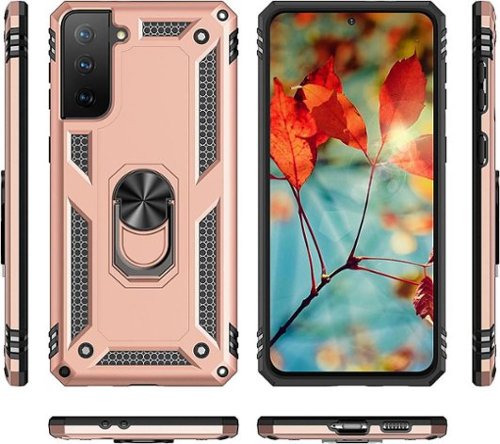 SaharaCase Military Kickstand Series Case for Samsung Galaxy S21 5G - Rose Gold WORLDWIDE DELIVERY