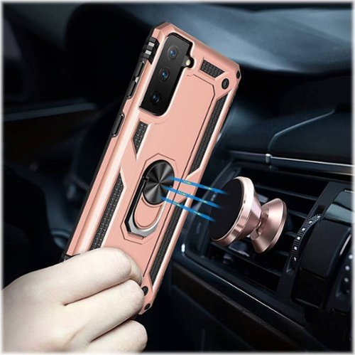 SaharaCase Military Kickstand Series Case for Samsung Galaxy S21 5G - Rose Gold WHERE TO BUY