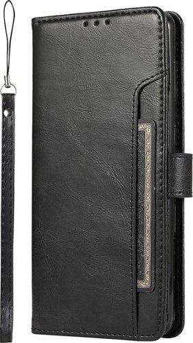 SaharaCase - Folio Wallet Case for Samsung Galaxy S21 Ultra 5G - Black-Left_Standard 