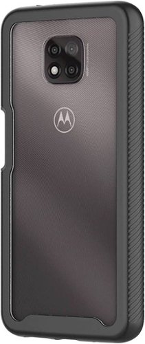 SaharaCase - Grip Series Carrying Case for Motorola Moto G Power (2021) - Black-Left_Standard 