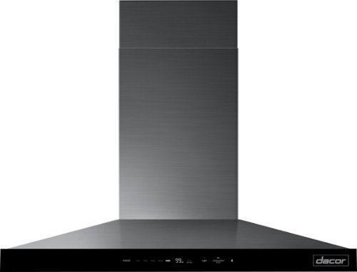 Dacor - 36" Convertible Chimney Wall Hood - Graphite stainless steel