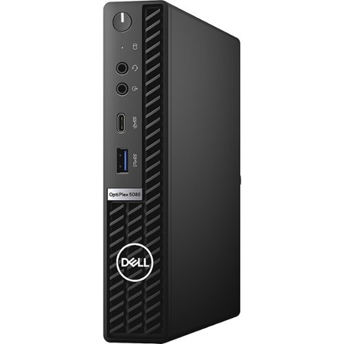 Dell - OptiPlex 5000 Desktop - Intel i5-10500T - 8 GB Memory - 256 GB SSD - Black-Front_Standard 