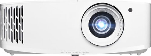 Optoma - UHD35 True 4K UHD Next Generation Gaming Projector with 3600 Lumens, 4.2ms Response Time with Enhanced Gaming Mode - White