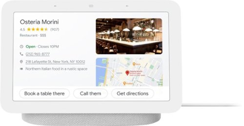 Google Nest Hub 7” Smart Touchscreen Display with Google Assistant (2nd Gen) - Chalk BUY IN EUROPE