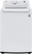 Front. LG - 4.3 Cu. Ft. High-Efficiency Top Load Washer with TurboDrum Technology - White.