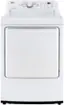 Front. LG - 7.3 Cu. Ft. Gas Dryer with Sensor Dry - White.