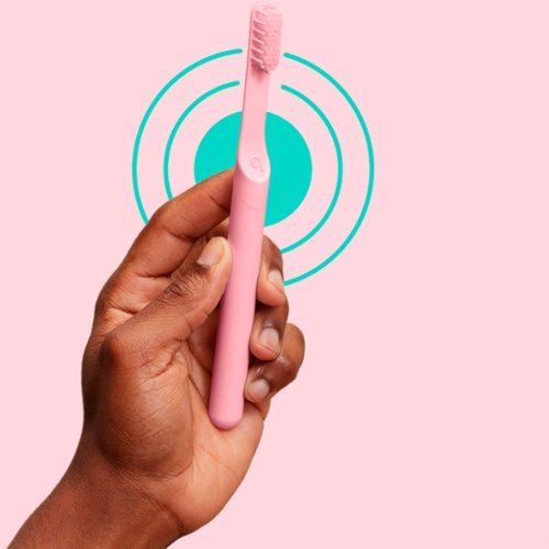 Quip Metal Smart Electric Toothbrush Starter Kit - 2-Minute Timer, Bluetooth, Free App + Travel Case - All-Pink BUY ONLINE