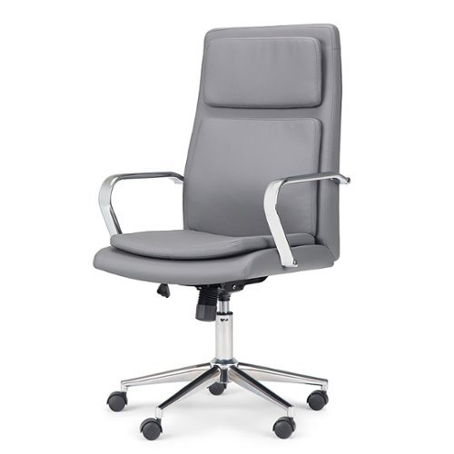 Simpli Home - Swanson Swivel Office Chair - Stone Grey