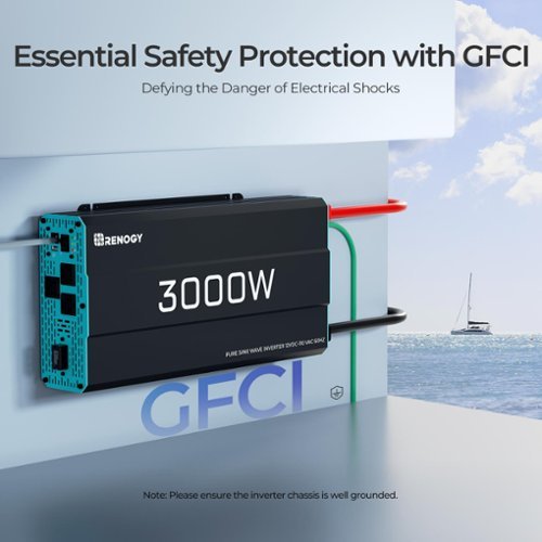 Renogy 3000W 12V Pure Sine Wave Inverter - Black BUY ONLINE
