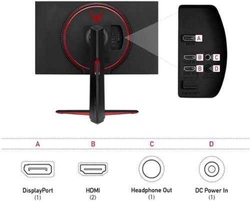LG - Monitor UltraGear 27 Nano IPS QHD 1-ms compatible con G-SYNC con HDR - Negro