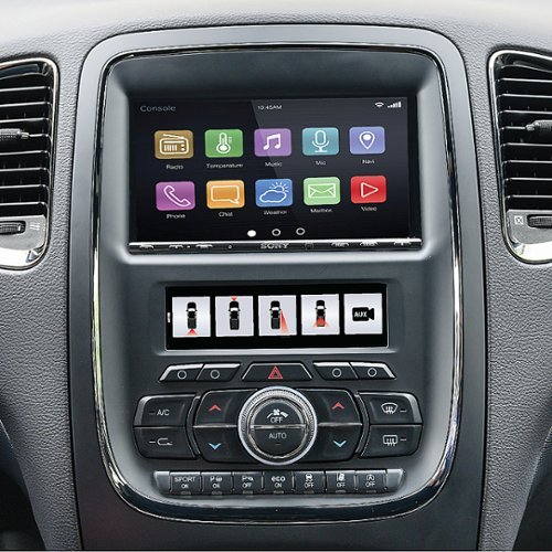 PAC Integrated Radio Replacement Dash Kit with Climate and Steering Wheel Controls for Select Dodge Durango Vehicles - Black WORLDWIDE DELIVERY