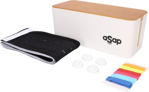 ASAP SIMPLE Cable Organizer Set - White WHERE TO BUY