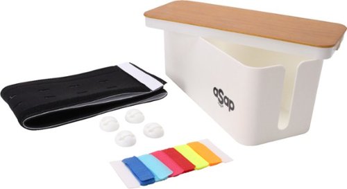 ASAP SIMPLE Cable Organizer Set - White SHOP ONLINE