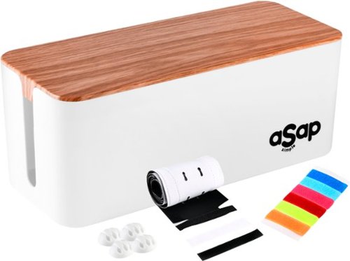 ASAP SIMPLE Cable Organizer Set - White WORLDWIDE DELIVERY