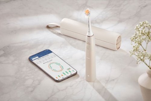 Philips Sonicare 9900 Prestige Rechargeable Electric Toothbrush with SenseIQ - Champagne BUY IN MIDDLE EAST
