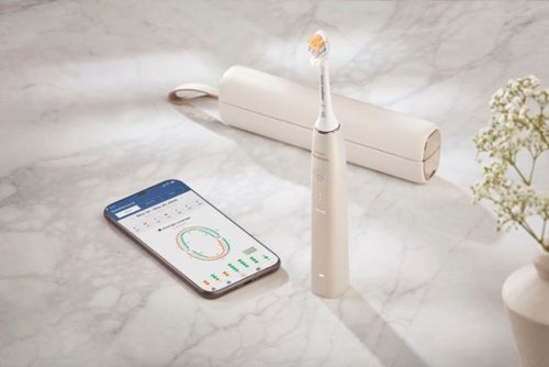 Philips Sonicare 9900 Prestige Rechargeable Electric Toothbrush with SenseIQ - Champagne BUY IN UAE