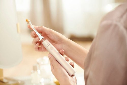 Philips Sonicare 9900 Prestige Rechargeable Electric Toothbrush with SenseIQ - Champagne BUY IN SINGAPORE