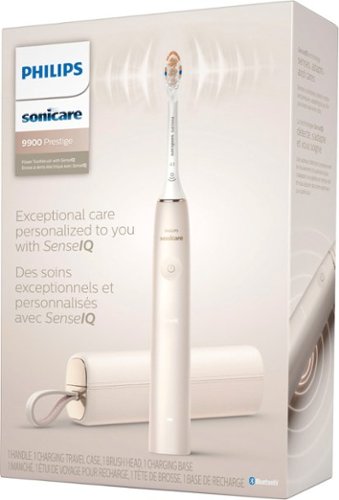 Philips Sonicare 9900 Prestige Rechargeable Electric Toothbrush with SenseIQ - Champagne BUY IN ITALY