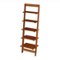 Hastings Home - Open Ladder 5-Tiered Bookshelf - Cherry Wood-Alt_View_Standard_16