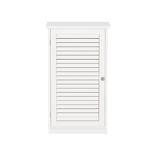 Hastings Home - Freestanding Bathroom Linen Cabinet - White-Alt_View_Standard_17 