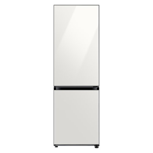 Samsung - Bespoke 12.0 cu. ft. Bottom Freezer refrigerator - White glass