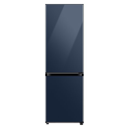Samsung - Bespoke 12.0 cu. ft. Bottom Freezer refrigerator - Navy glass
