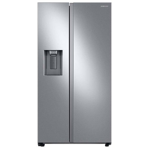 Samsung - 27.4 cu. ft. Side-by-Side Refrigerator with WiFi and Large Capacity - Stainless steel