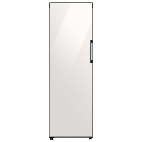 Samsung - Bespoke 11.4 cu. ft. Flex Column refrigerator - White glass